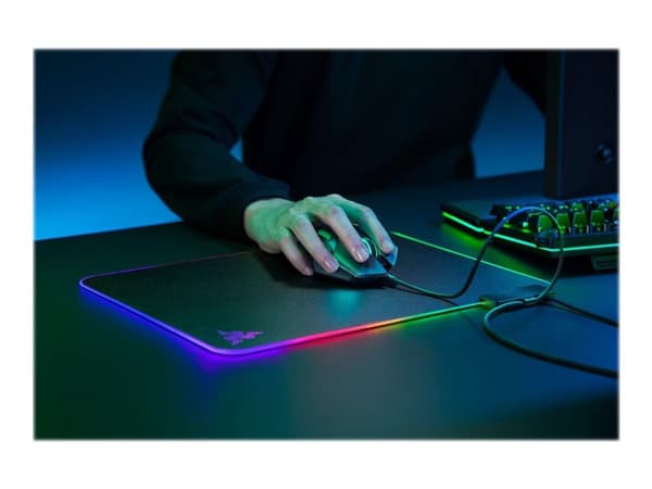 Razer Firefly V2, Musta, Yksivärinen, Multi, Pelihiirimatto