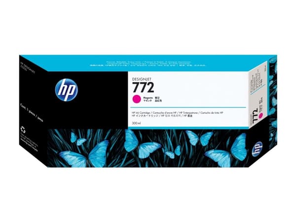HP 772 - 300 ml - magenta - original - DesignJet - bläckpatron - för DesignJet HD Pro MFP, Z5200, Z5200 PostScript, Z5400 PostScript ePrinter