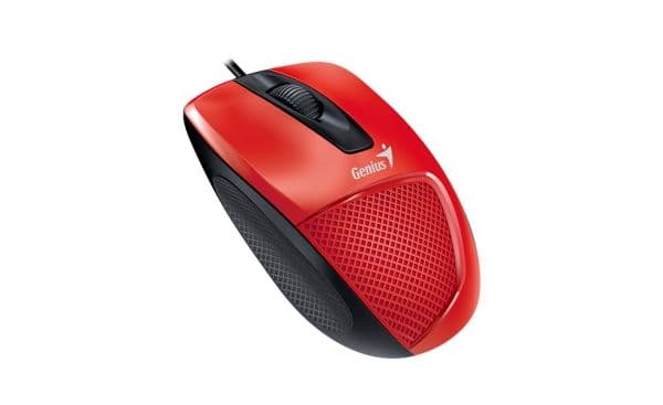 Genius Computer Technology DX-150X, Optinen, USB A-tyyppi, 1000 DPI, Musta, Punainen