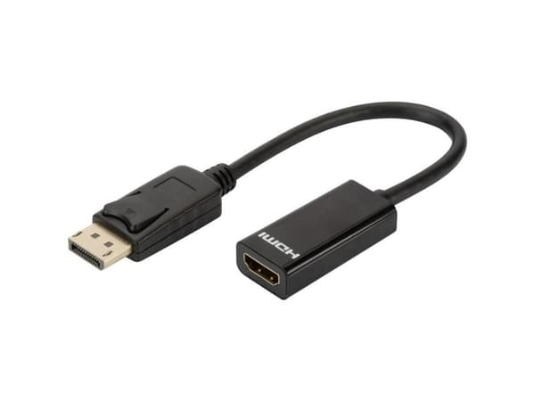 Adapter Displayport Value til HDMI, 15 cm