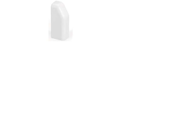 Ändstycke SL 20/70 vänster vit RAL9010