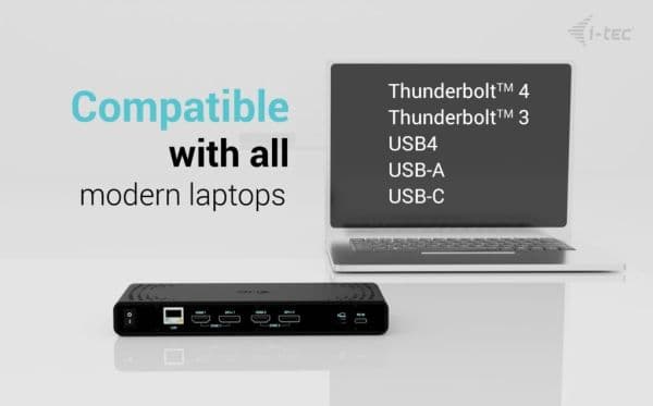 I-TEC UNIVERSAL DUAL 4K DOCK POWER DELIVERY 85W
