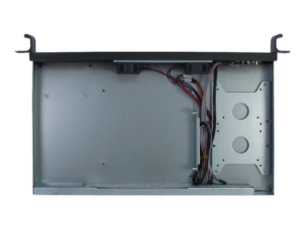 Inter-Tech K-126L - Rackmonterbar 1U - mini-ITX - ingen strømforsyning (FlexATX) - USB