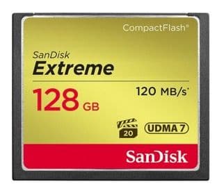 SanDisk Extreme - Flashminnekort - 128 GB - 567x - CompactFlash