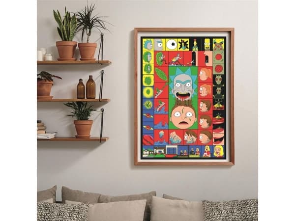 Clementoni Puslespil Rick&Morty 3 - Compact Box, 1000 brikker