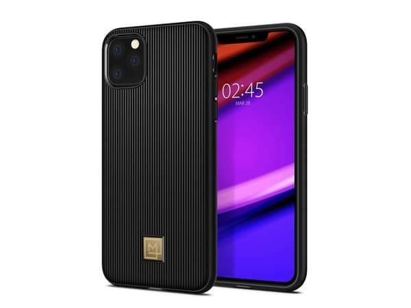 Spigen La Manon Classy, Suojus, Apple, iPhone 11 Pro, Musta