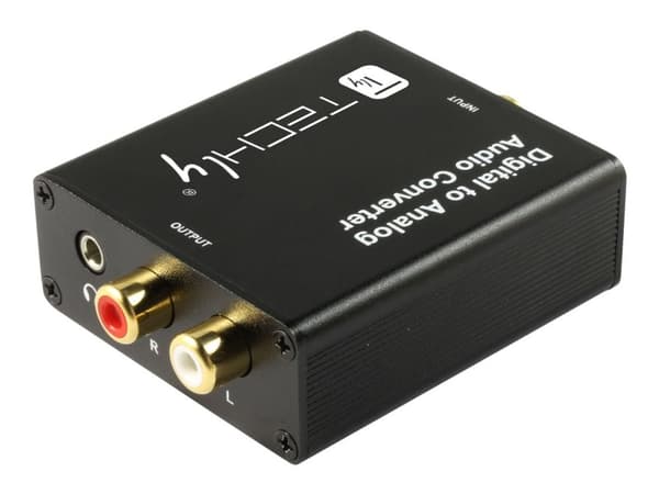 TECHly - Lydomformer fra digital til analog - svart