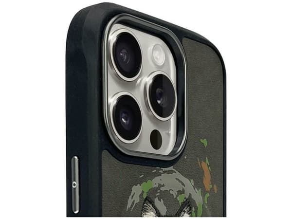 Nimmy Wolf tapauksessa iPhone 16 Pro Max tummanharmaa