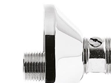 Excentrisk förkoppling med avstängning 3/4" x 1/2" krom