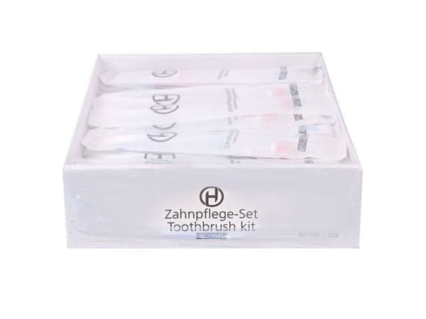 Hotelstillbehör, tandborstset, 50 st. (paket)