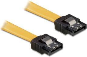DeLOCK SATA Cable 0.1m, 0,1 m, SATA II, Keltainen