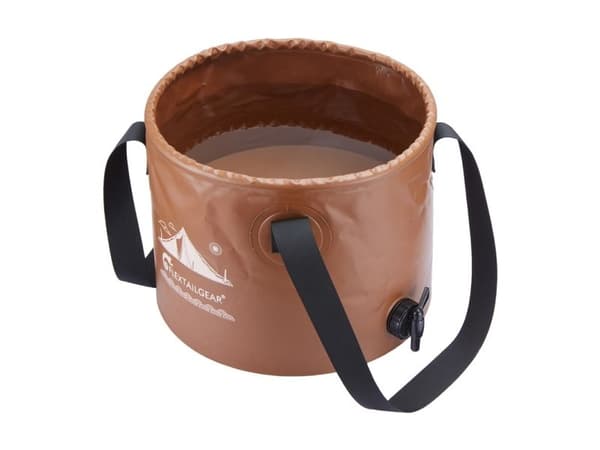 Flextail Flex Bucket 20L hopfällbar hink (brun)