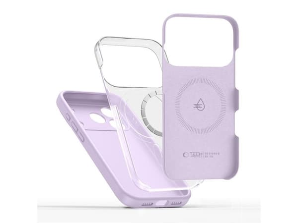 "Tech-Protect Silicone MagSafe -kotelo iPhone 17 Pro Maxille - violetti"