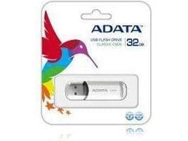 ADATA Classic Series C906 - USB flash-enhet - 32 GB - USB 2.0 - vit