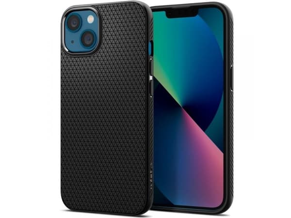 Spigen ACS03315, Suojus, Apple, iPhone 13 Mini, 13,7 cm (5.4"), Musta