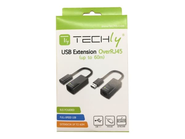 TECHly USB extender on Cat.5E/6 60m cable - USB-förlängningskabel - upp till 60 m