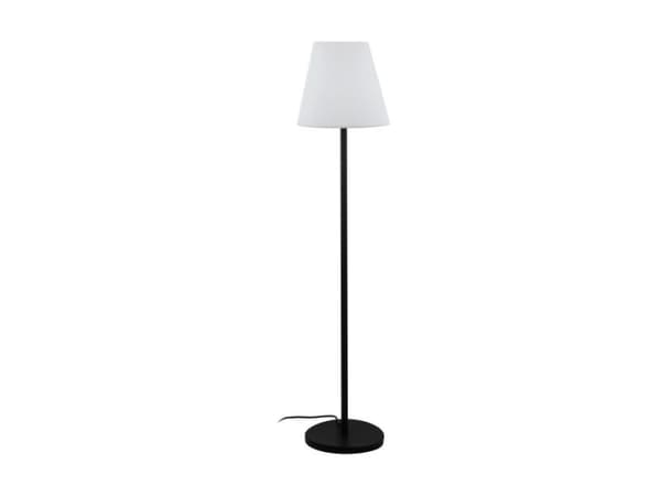 EGLO ALGHERA UDE stålstander E27 hvit/sort