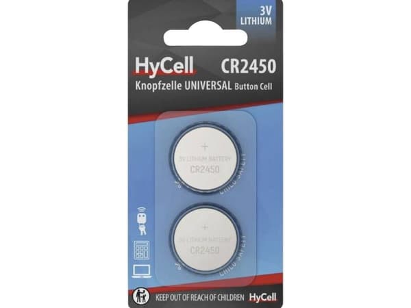 Ansmann CR2450, Engangsbatteri, CR2450, Lithium, 3 V, 2 stykker