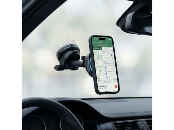 Ladowarka 4kom.pl TECH-PROTECT V20 ARCTICBOOST MAGNETIC MAGSAFE DASHBOARD & VENT CAR MOUNT WIRELESS CHARGER 25W QI2.2 BLACK