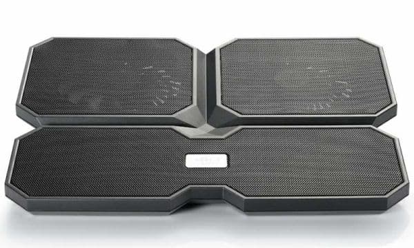 Deepcool Multi Core X6 - Notebookvifte - 15.6" - 100 mm/140 mm - svart