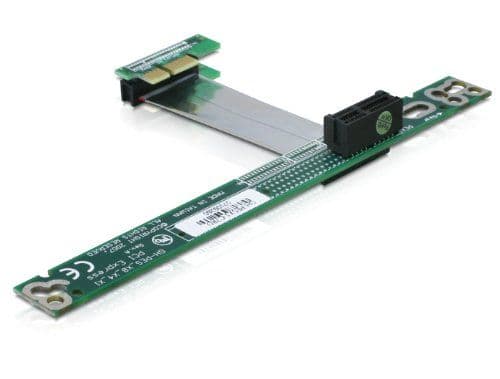 Delock Riser Card PCI Express x1 with Flexible Cable - Kort för stigare