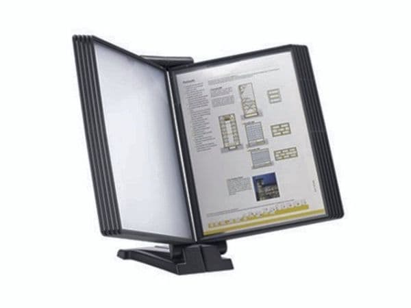 Quickfind displaysystem för 10 A4-fickor universal antracit