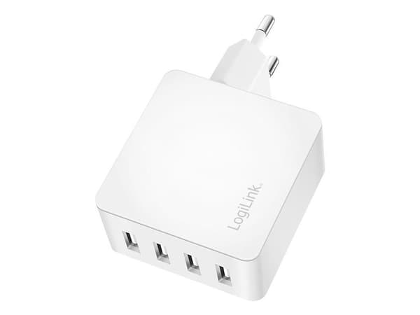 LogiLink PA0336W, Innendørs, AC, 5 V, 4,8 A, Hvit