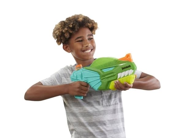 Nerf Super Soaker Dino Soak, Soaker-vattenpistol, Multifärg, 6 År