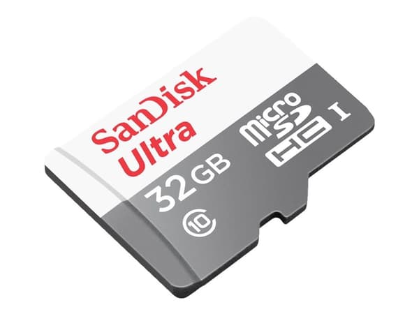 SanDisk Ultra - Flashminnekort (microSDHC til SD-adapter inkludert) - 32 GB - Class 10 - microSDHC UHS-I