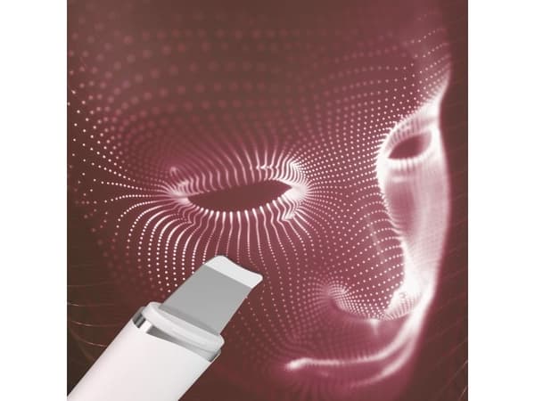 MAXGROOM M-169 ultrasonic cavitation peeling device with LED light therapy - white