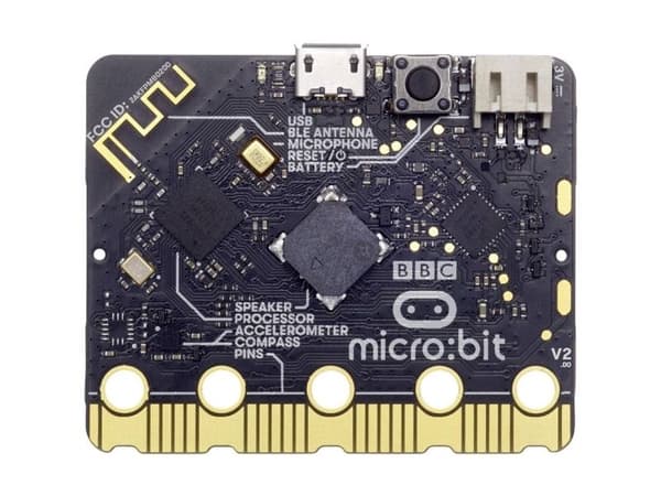 BBC Micro:bit 2 Single – utbildningsmodul Cortex M4, accelerometer, Bluetooth, LED 5x5 (AN-18159)