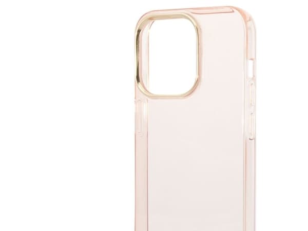 Guess transparent iPhone 14 Pro Max 6,7"-skal - Rosa
