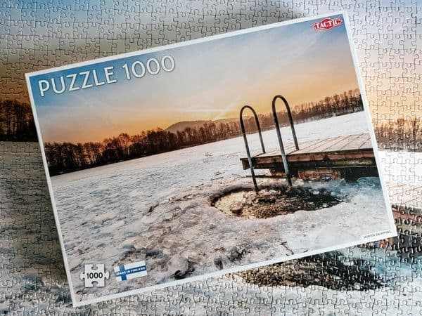 Tactic Puzzle Lovers Winter Swimming 1000 pcs puzzle, 1000 styck, Vinter