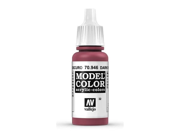 Vallejo 70.946, 17 ml, Rød, Matte, Flaske