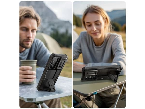 Tech-Protect KEVLAR CAM+ GALAXY S25 FE BLACK