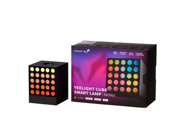 Yeelight Cube YLFWD-0010 - Smart lamp - LED - 2.5 W - RGB-lys - matrix cube