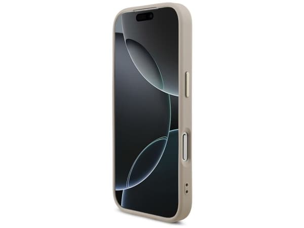 Guess 4G Triangle Logo MagSafe-etuiet til iPhone 17 Pro – Roségull