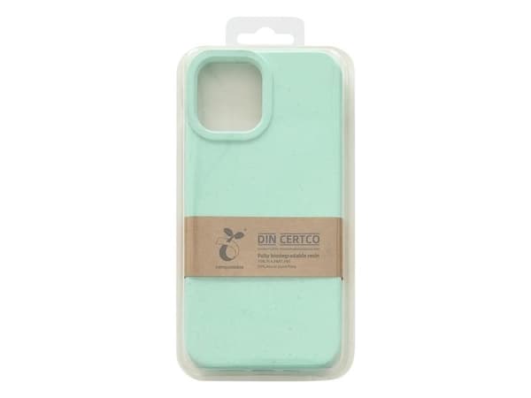 Eco Case-skal för iPhone 14 Plus - nedbrytbart silikonöverdrag - mintgrön