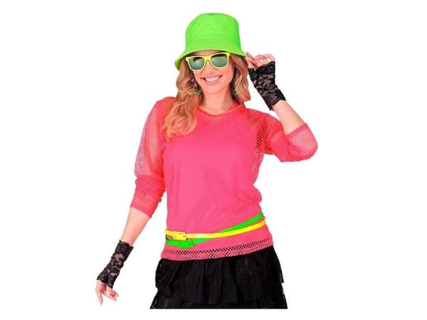 Neon pink tank top