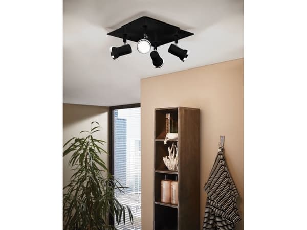 EGLO TAMARA SPOT IP44 GU10 4X240LM SORT