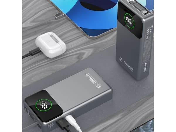 Dudao K31 Pro powerbank 20000mAh grå