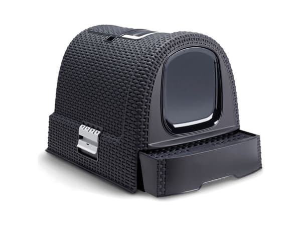 CURVER kattebakke - sort 40 x 38,5 x 51,5 cm