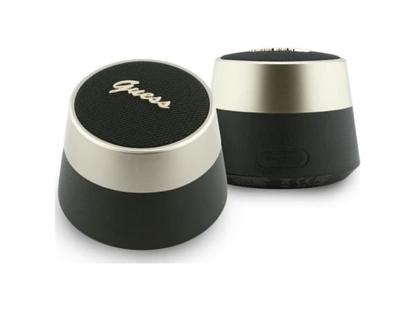 Bluetooth-högtalare Guess 5W Script MetalLogo, svart