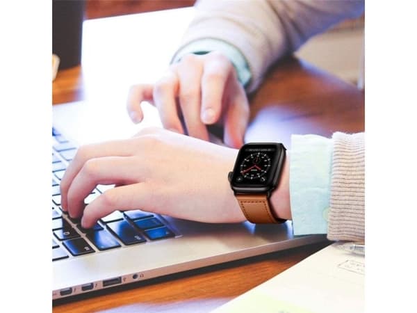 Tech-Protect TECH-PROTECT LEATHERFIT Apple Watch 1/2/3/4/5/6 (42/44MM) brun