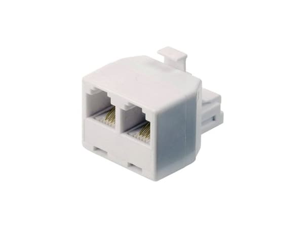 Sinox One RJ11-adapter. Hvit
