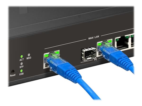 Draytek Vigor 2962, Ethernet WAN, 2.5 Gigabit Ethernet, Musta, Valkoinen