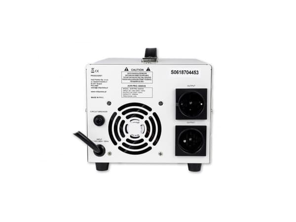 Spänningsstabilisator AVR PRO 3000VA 3% servo