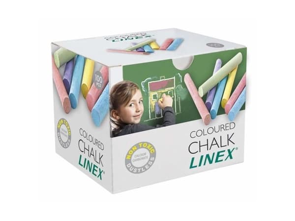 Krita Linex rund ass. färger - (100 st.)