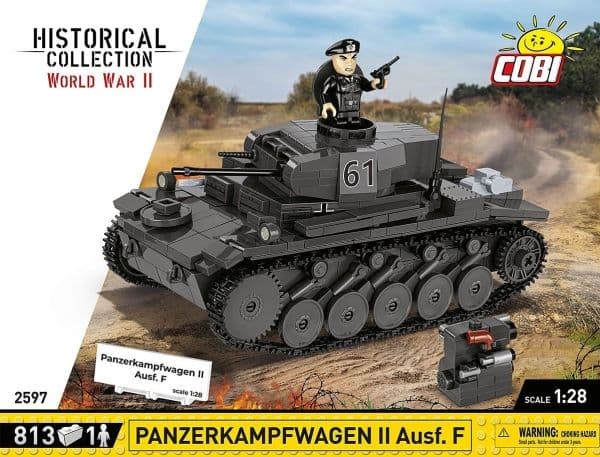 Cobi Bricks Panzerkampfwagen II Stridsvagn 813 klossar