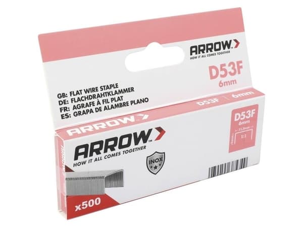 Arrow Tool Group 385349 flatråd stifteklemmer 500 stk